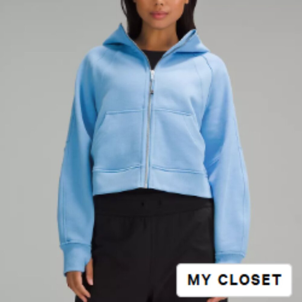 Lululemon Scuba Oversized Full-Zip Hoodie XS/S Aero Blue